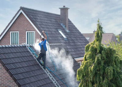 Roof washing